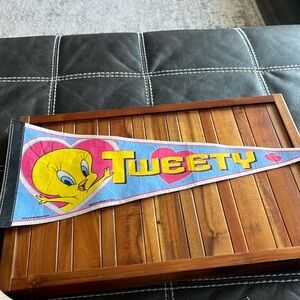 Vintage Y2K Wincraft Tweety pennant​